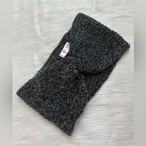 Justice Dark Gray Knit Scarf